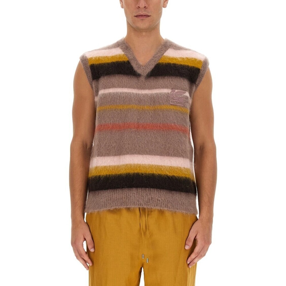 Etro Vest With Stripe Pattern